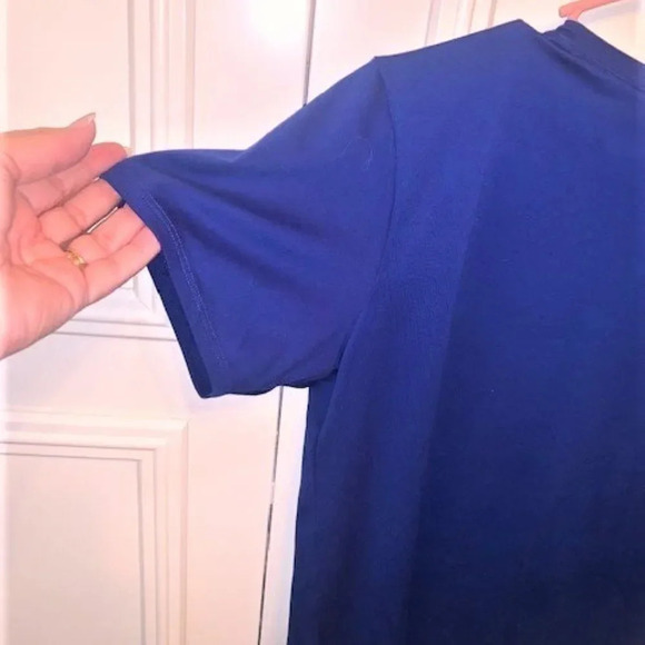 Under Armour pullover blue Bolles top‎ sz L EUC - Picture 5 of 5
